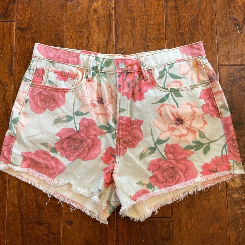 Driftwood Goldie- Masquerade Sky Cotton Shorts Size 29 SOLD OUT - Picture 5 of 11